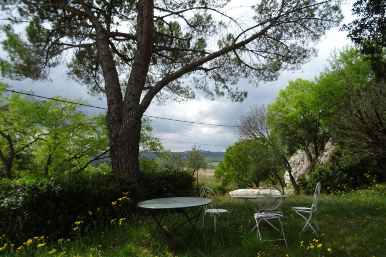 Mas En Pierres Seches Avec Piscine Villa Lussan  Buitenkant foto
