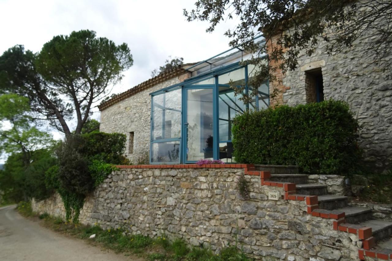 Mas En Pierres Seches Avec Piscine Villa Lussan  Buitenkant foto